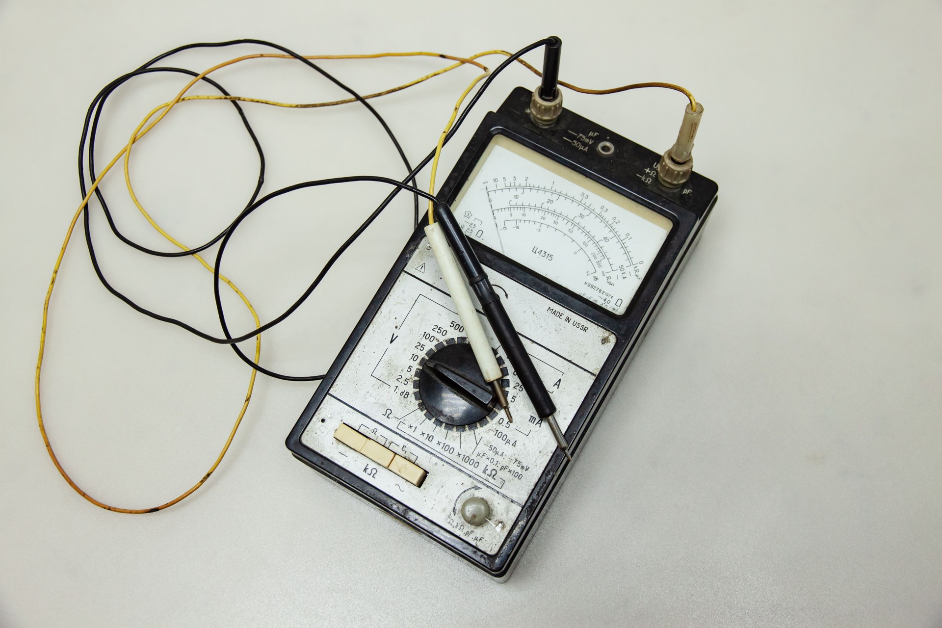 Soviet multimeter C4315. Designed for measuring constant and variable current and voltage, resistance